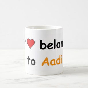 My heart belongs to Aadi Coffee Mug