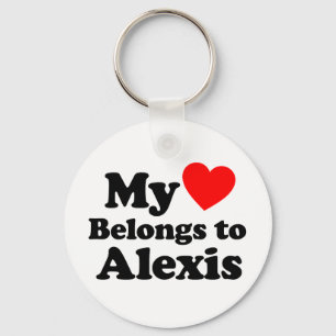 My Heart Belongs to Alexis Key Ring