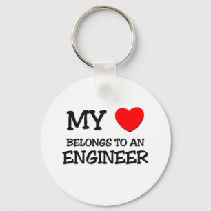 My Heart Belongs To An ENGINEER Key Ring