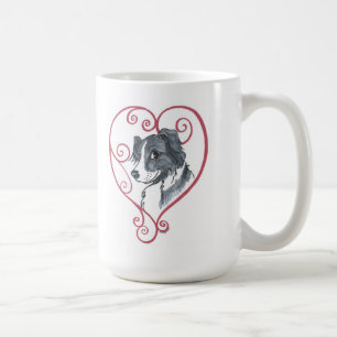 My heart belongs to an English Shepherd Coffee Mug