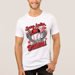 My Heart Belongs to Baseball Tri-Blend Shirt