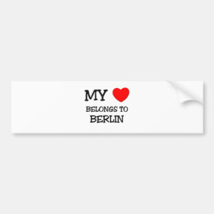 My heart belongs to BERLIN Bumper Sticker