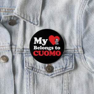 My Heart Belongs to Cuomo 7.5 Cm Round Badge