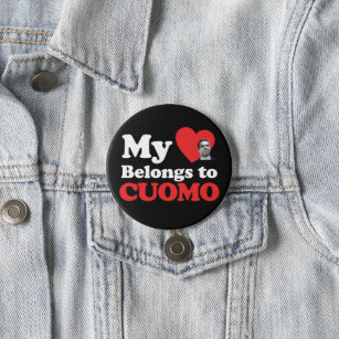 My Heart Belongs to Cuomo 7.5 Cm Round Badge