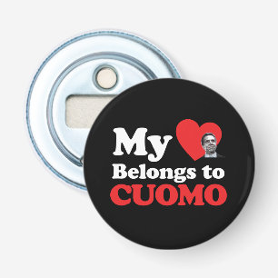 My Heart Belongs to Cuomo Bottle Opener