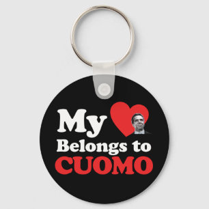My Heart Belongs to Cuomo Key Ring