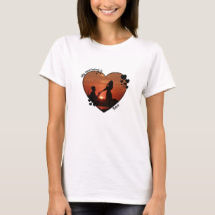 My heart belongs to customised wife anniversary T-Shirt