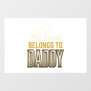 My Heart Belongs to Daddy Vintage Typography Shirt