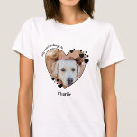My Heart Belongs To Dog Lover Pet Photo T-Shirt Tri-Blend Shirt<br><div class="desc">Carry your best friend with you everywhere you go with this custom pet photo dog lover shirt ! A must have for every dog lover, dog mum and dog dad ! A fun twist on I Love My Dog, this shirt quote "My Heart Belongs To" ... Personalise wth your dog's...</div>
