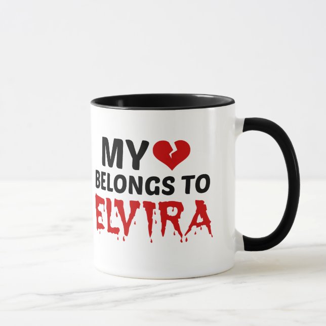 My Heart Belongs to Elvira Mug (Right)