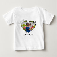 My Heart Belongs To Grandpa Custom Baby Photo 