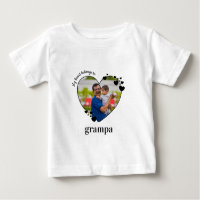 My Heart Belongs To Grandpa Custom Baby Photo 