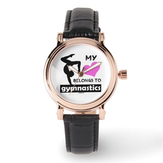 My Heart Belongs to Gymnastics Watch (Front)