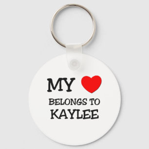 My Heart Belongs To KAYLEE Key Ring