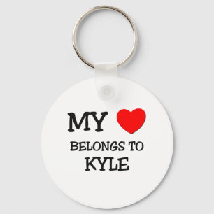 My Heart Belongs to Kyle Key Ring