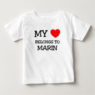 My Heart Belongs To MARIN Baby T-Shirt