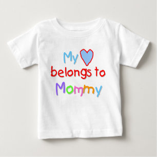 My heart belongs to Mummy Baby T-Shirt