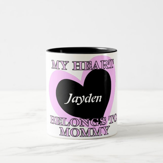 My Heart Belongs to Mummy Coffee Cup (Center)