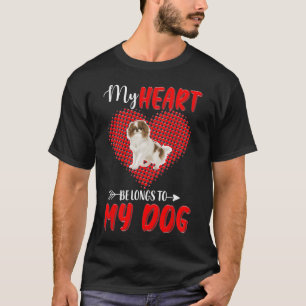 My Heart Belongs To My Japanese Chin Copy of Mens  T-Shirt