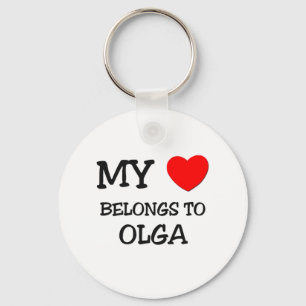 My Heart Belongs To OLGA Key Ring