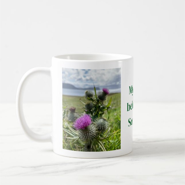 My heart belongs to Scotland. Coffee Mug (Left)