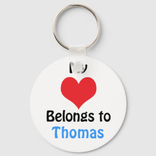My heart Belongs to Thomas Key Ring