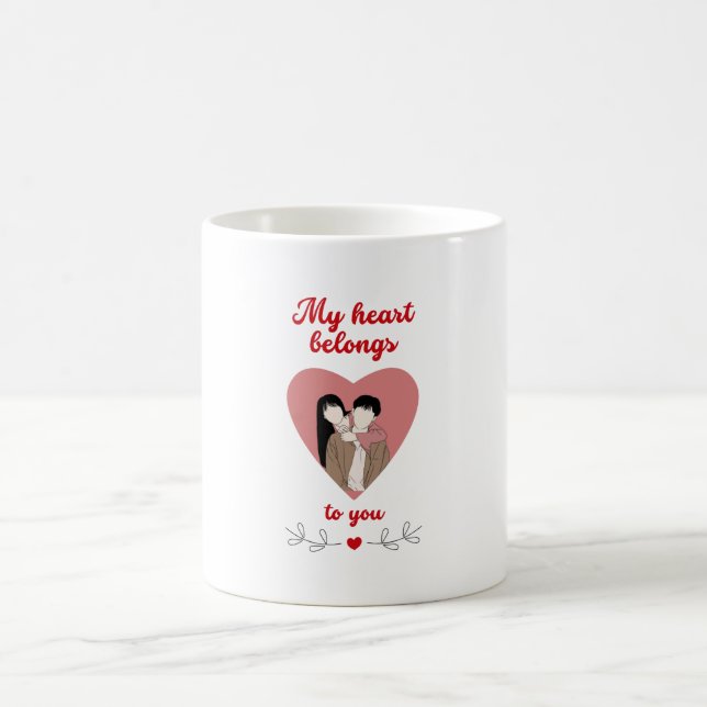 My heart belongs to you coffee mug (Center)
