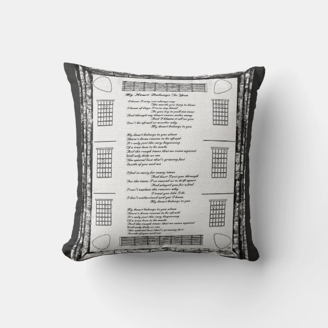 My Heart Belongs To You Cushion (Front)