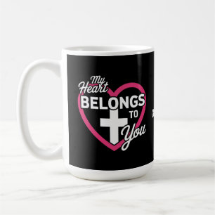 My Heart Belongs To You Cute Gift for Couples Coffee Mug