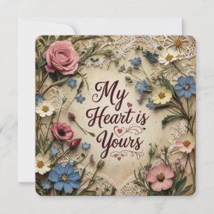 My Heart Belongs to You valentine's day cards