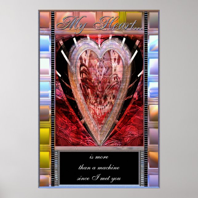 My Heart Customisable Poster (Front)