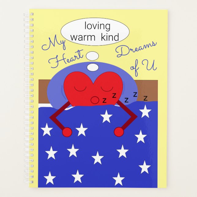 My Heart Dreams of You Planner (Front)