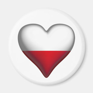 My Heart for Poland Magnet