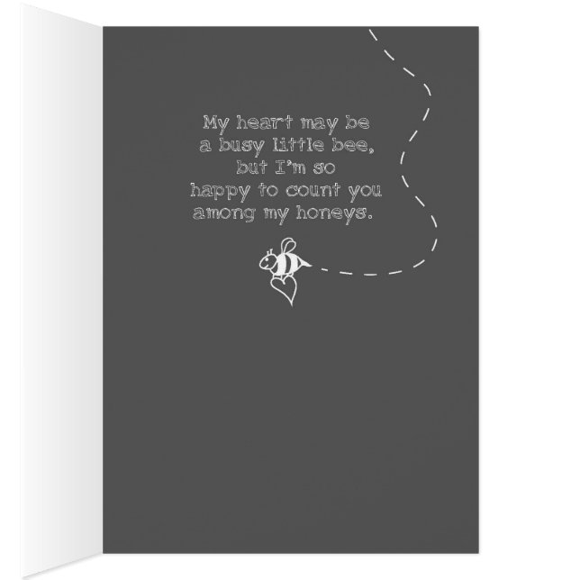 My heart is a busy little bee. (Inside (Right))