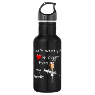 My Heart is Bigger than my Needle 532 Ml Water Bottle