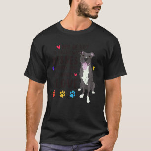 My Heart Is Filled With Kisses And Love Pitbull Do T-Shirt
