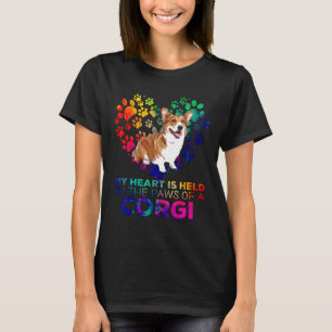 My Heart Is Held By The Paws Of A Corgi T T-Shirt