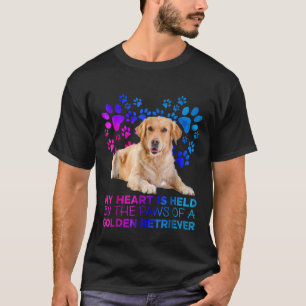 My Heart Is Held By The Paws Of A Golden Retriever T-Shirt