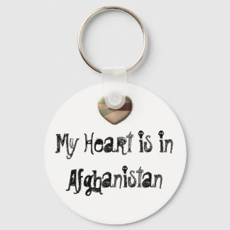 My Heart is in Afghanistan key chain
