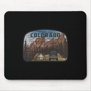 My Heart Is In Colorado Rocky Mountains Skiing Cam Mouse Pad