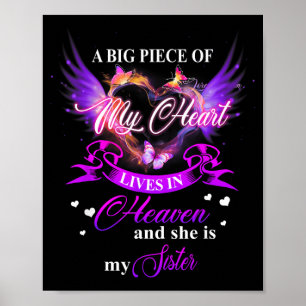 My Heart is in Heaven My Sister Forever Loved Poster