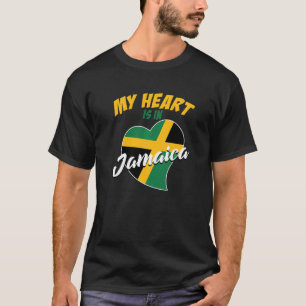 My Heart is in Jamaica Yeah Mon Reggae Roots Herit T-Shirt
