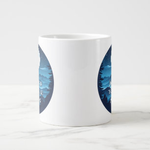 My Heart is in the Blue Ridge Mountains-Jumbo Mug