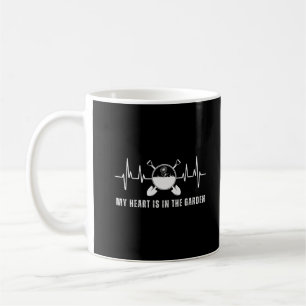 My Heart Is In The Garden Gardening Quote Coffee Mug