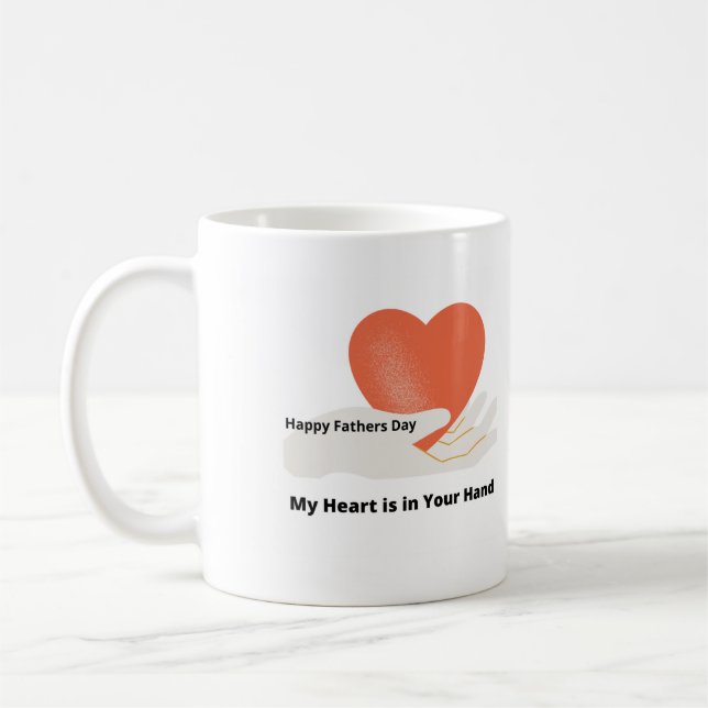 My Heart is In Your Hand  Coffee Mug (Left)