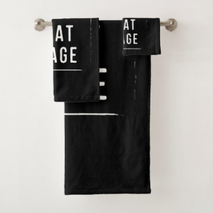 My Heart Is On That Stage Dance Mum Vintage Retro Bath Towel Set