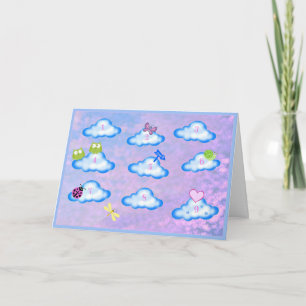 My Heart is sittin' on Cloud 9 Valentine Card