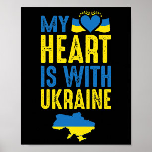 My Heart Is With Ukraine Poster