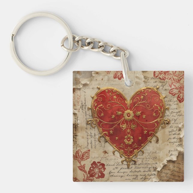 My Heart  Key Ring (Front)