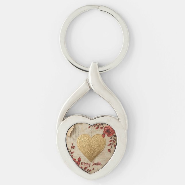 My Heart  Key Ring (Front)
